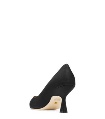 Stuart Weitzman,MINDEE 75,Pump,Cuir métallique,Argent