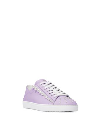 Stuart Weitzman,GOLDIE CONVERTIBLE,Sneaker,Cuir,Violet Wisteria