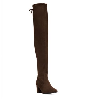 Stuart Weitzman,GENNA 60 CITY BOOT,Brown,Side View