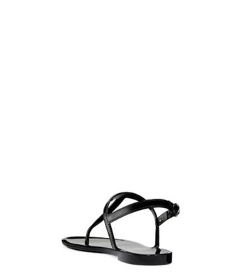 Stuart Weitzman,SALLIE T-STRAP JELLY SANDAL,,Back View