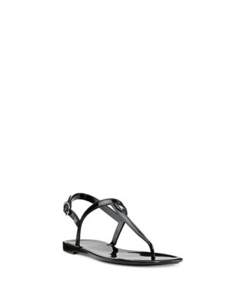 Stuart Weitzman,SALLIE T-STRAP JELLY SANDAL,,Side View