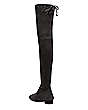 Stuart Weitzman,Genna 25 City Boot,Boot,Stretch suede,Slate Gray,Back View