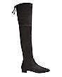 Stuart Weitzman,Genna 25 City Boot,Boot,Stretch suede,Slate Gray,Front View