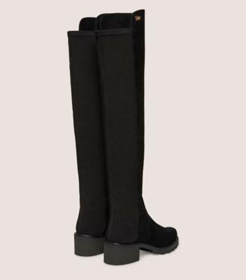 Stuart Weitzman,Alina,Boot,Suede,Black