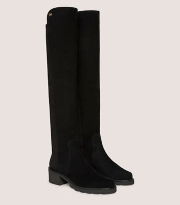 Stuart Weitzman,Alina,Boot,Suede,Black