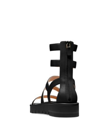 Stuart Weitzman,SANDALE GALA LIFT,Sandal,Cuir,Noir,Back View