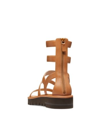 Stuart Weitzman,SANDALE GALA LIFT,Sandal,Cuir,Beige,Back View