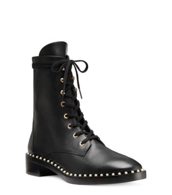 Stuart weitzman clearance lace up booties