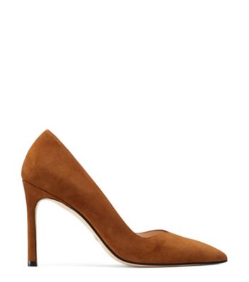 Stuart Weitzman,Anny,Pump,Suède,Brun café