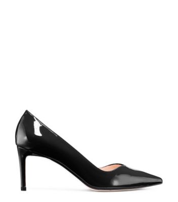 Stuart Weitzman,Anny 70,Pump,Patent leather,Black,Front View