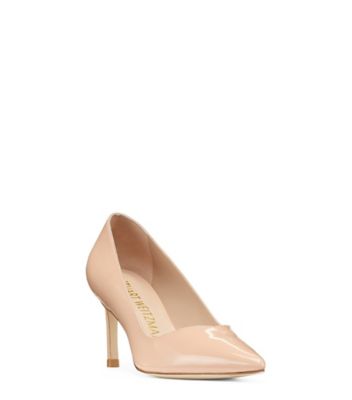 Stuart Weitzman,Anny 70,Pump,Cuir verni,Rose poudre laiteux