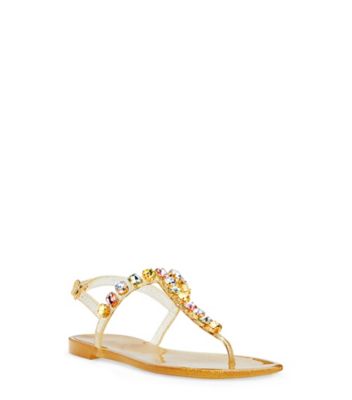 JAIDE GEM JELLY SANDAL, Gold, Product
