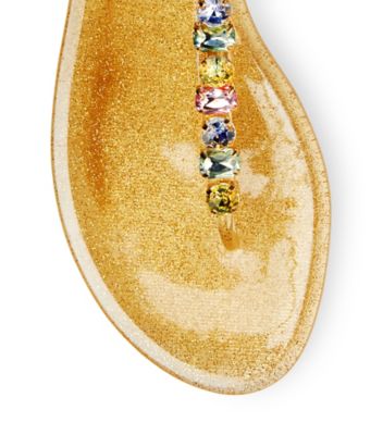 JAIDE GEM JELLY SANDAL, Gold, Product