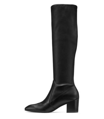Stuart Weitzman,Liviana,Boot,Cuir nappa extensible,Noir