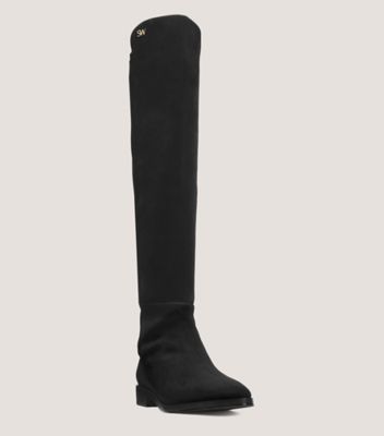 Stuart Weitzman,Keelan City Boot,Boot,Nappa leather,Black,Side View