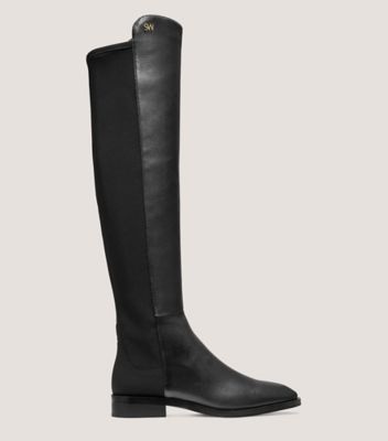 Stuart Weitzman,Keelan City Boot,Boot,Nappa leather,Black,Front View
