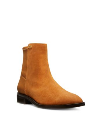 Stuart Weitzman,Kye City Bootie,Bootie,Suede,Almond