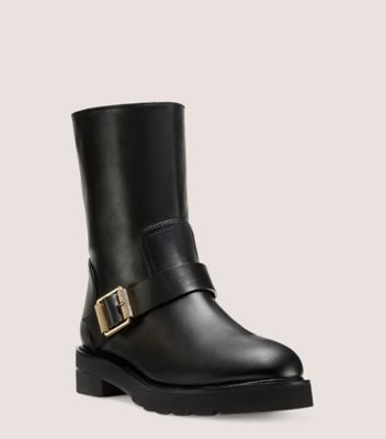 Stuart Weitzman,Bottine Ryder Lift,Bootie,Cuir,Noir
