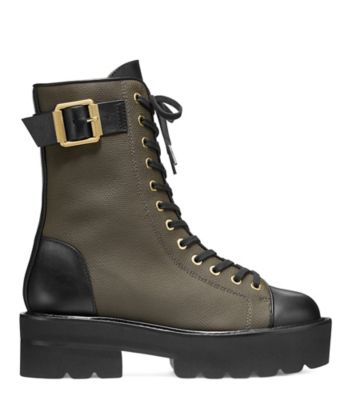 Combat boots stuart weitzman online