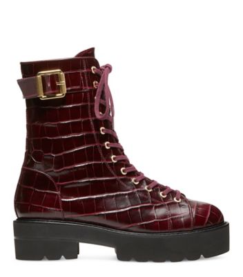 Stuart Weitzman,RYDER ULTRALIFT PLATFORM BOOTIE,,Front View