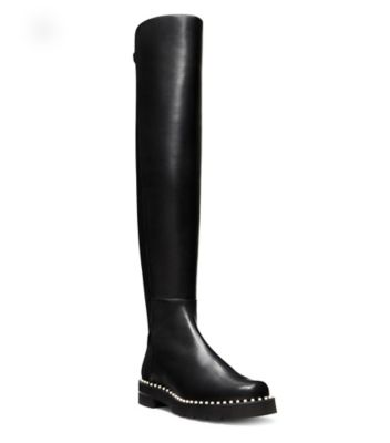 Stuart Weitzman,5050 Lift avec perles,Boot,Cuir nappa,Noir