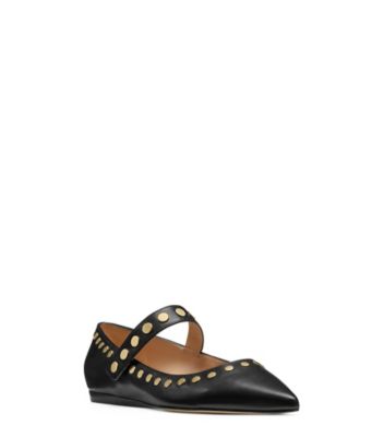 GALA STUDS MARYJANE FLAT, Black, Product