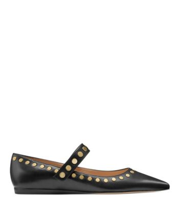 GALA STUDS MARYJANE FLAT, Black, Product