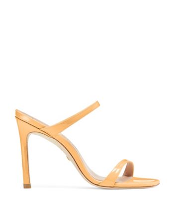 Stuart Weitzman,Aleena 100,Slide,Cuir verni,Mangue,Front View