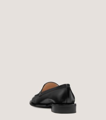 Stuart Weitzman,FLÂNEUR ÉLÉGANT PALMER,Loafer,Cuir nappa verni,Noir,Back View