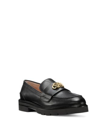 Stuart Weitzman,Yorke,Loafer,Patent leather,Black,Side View