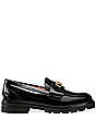Stuart Weitzman,Yorke,Loafer,Patent leather,Black,Front View