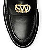 Stuart Weitzman,Yorke,Loafer,Patent leather,Black,top down View