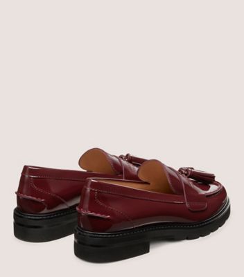 Stuart Weitzman,Flâneur Adrina,Loafer,Cuir verni,Cabernet