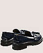 Stuart Weitzman,Adrina Loafer,Loafer,Patent leather,Navy Blue,Back View