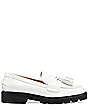 Stuart Weitzman,Adrina Loafer,Loafer,Patent leather,White,Front View
