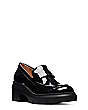 Stuart Weitzman,Aiden Rise Loafer,Loafer,Patent leather,Black,Side View