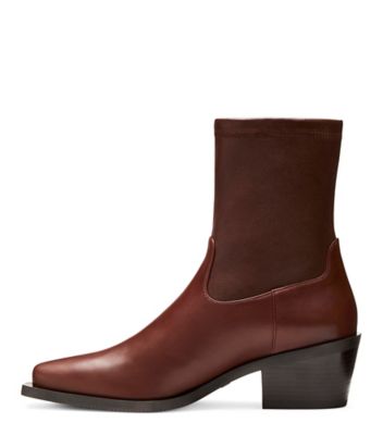 MILEY WESTERN BOOTIE, Mahogany brown, Product