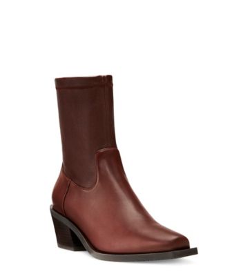 MILEY WESTERN BOOTIE, Mahogany brown, Product