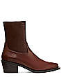 MILEY WESTERN BOOTIE, Mahogany brown, Product