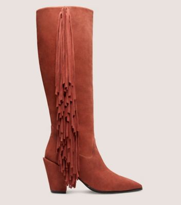 Flat tassel store boots