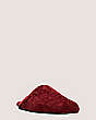 Stuart Weitzman,Jude Chill Mule,Mule,Shearling,Chile red,Side View