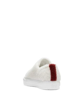 Stuart Weitzman,OLLIE CHILL,Sneaker,Rason,Blanc et rouge chili