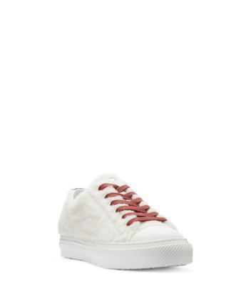 Stuart Weitzman,OLLIE CHILL,Sneaker,Rason,Blanc et rouge chili