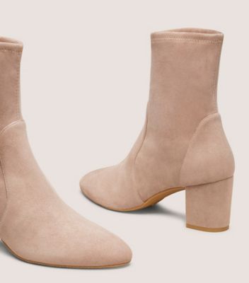 Stuart Weitzman,YULIANA 60,Rubber,Bootie,Traction,Sock,Day Party,Beige,Detailed View