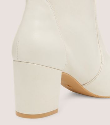 Stuart Weitzman,YULIANA 60,Bootie,Stretch Nappa Leather,Oat