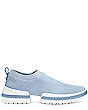 Stuart Weitzman,Espadrille SW-612,Sneaker,Suède extensible,Bleu gris Dovetail,Front View