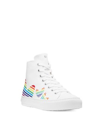 Stuart Weitzman,ESPADRILLE OLLIE BOOTIE HEART,Sneaker,Sergé de toile,Crème
