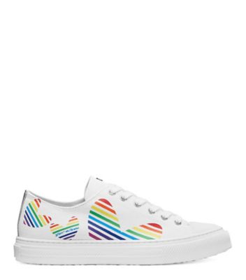 Stuart Weitzman,ESPADRILLE OLLIE HEART,Sneaker,Sergé de toile,Crème,Front View