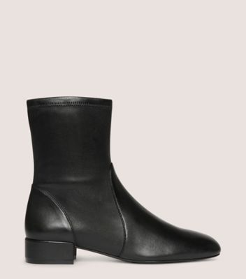 Stuart Weitzman,Bootie,Cuir nappa extensible,Noir