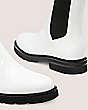 Stuart Weitzman,Dylan Chelsea Bootie,Bootie,Patent leather,White,Detailed View